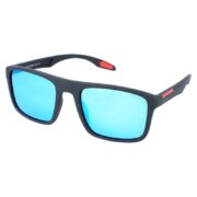 Okulary przeciwsłoneczne z polaryzacją niebieskie lustrzane nerdy - PolarZONE 855-10