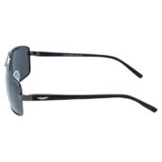 Okulary przeciwsłoneczne męskie z polaryzacją czarne pilotki prostokątne - PolarZONE 94-3 - obrazek 3