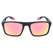 Okulary przeciwsłoneczne z polaryzacją czerwone lustrzne nerdy - PolarZONE 855-8 - obrazek 2