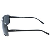 Okulary przeciwsłoneczne męskie z polaryzacją czarne pilotki prostokątne - PolarZONE 94-1 - obrazek 3