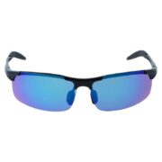 Okulary przeciwsłoneczne męskie z polaryzacją zielone lustrzane - PolarZONE 104-11 - obrazek 2