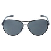 Okulary przeciwsłoneczne męskie z polaryzacją czarne pilotki - PolarZONE 73-1 - obrazek 2