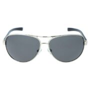 Okulary przeciwsłoneczne męskie z polaryzacją czarne pilotki - PolarZONE 73-4 - obrazek 2