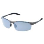 Okulary przeciwsłoneczne męskie z polaryzacją srebrne lustrzane - PolarZONE 104-4