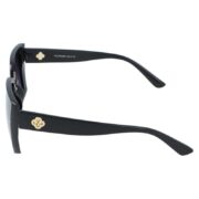 Okulary przeciwsłoneczne damskie z polaryzacją kocie czarne - PolarZONE 902-1 - obrazek 3