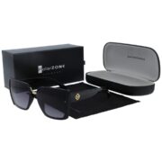 Okulary przeciwsłoneczne damskie z polaryzacją kocie czarne - PolarZONE 902-1 - obrazek 5