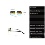 Okulary przeciwsłoneczne męskie z polaryzacją brązowe - PolarZONE 118-16 - obrazek 6