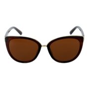 Okulary przeciwsłoneczne damskie z polaryzacją kocie brązowe - PolarZONE 818-2 - obrazek 2