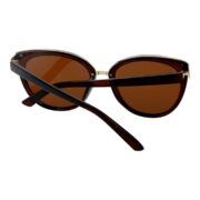 Okulary przeciwsłoneczne damskie z polaryzacją kocie brązowe - PolarZONE 818-2 - obrazek 4