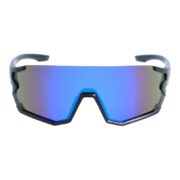 Okulary rowerowe do biegania sportowe przeciwsłoneczne z polaryzacją niebieskie lustrzane - PolarZONE 453-10 - obrazek 2