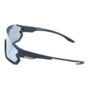 Okulary rowerowe do biegania sportowe przeciwsłoneczne z polaryzacją srebrne lustrzane - PolarZONE 453-4 - obrazek 3