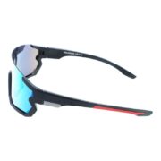 Okulary rowerowe do biegania sportowe przeciwsłoneczne z polaryzacją czerwone lustrzane - PolarZONE 453-8 - obrazek 3