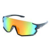 Okulary rowerowe do biegania sportowe przeciwsłoneczne z polaryzacją czerwone lustrzane - PolarZONE 453-8