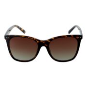 Okulary przeciwsłoneczne damskie z polaryzacją brązowe nerdy - PolarZONE 948-13 - obrazek 2