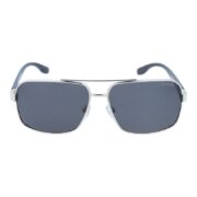 Okulary przeciwsłoneczne męskie z polaryzacją czarne pilotki prostokątne - PolarZONE 110-4 - obrazek 2