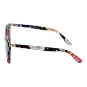 Okulary przeciwsłoneczne damskie z polaryzacją kocie czarne kwiatowe - PolarZONE 815-13 - obrazek 6