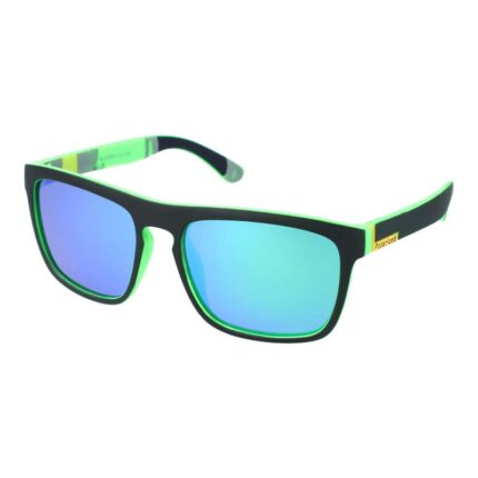 Okulary przeciwsłoneczne z polaryzacją zielone lustrzane - PolarZONE 986-11