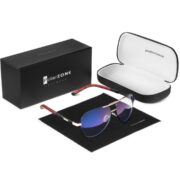 okulary do komputera zerówki męskie