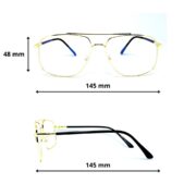 Okulary do komputera zerówki z filtrem Blue Light - PZ-119K-16-2 - obrazek 5