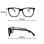 Okulary do komputera zerówki z filtrem Blue Light - PZ-760K-1M - obrazek 5