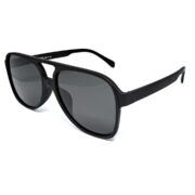 Okulary przeciwsłoneczne męskie z polaryzacją czarne duże