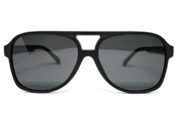 Okulary przeciwsłoneczne męskie z polaryzacją czarne duże