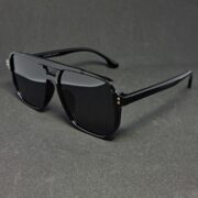 Okulary przeciwsłoneczne męskie z polaryzacją czarne