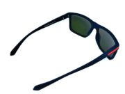 Okulary przeciwsłoneczne z polaryzacją czerwone lustrzanki nerdy