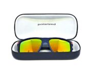 Okulary przeciwsłoneczne z polaryzacją czerwone lustrzanki nerdy