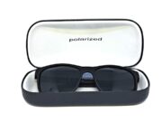 Okulary przeciwsłoneczne z polaryzacją czarne nerdy