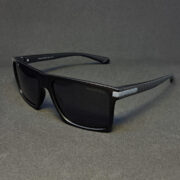 Okulary przeciwsłoneczne z polaryzacją czarne nerdy