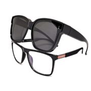 Okulary przeciwsłoneczne nakładane na korekcyjne z polaryzacją