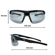 Okulary rowerowe fotochromowe przeciwsłoneczne sportowe - PZ371 - obrazek 7