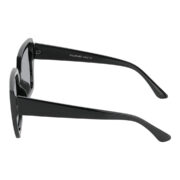 Okulary przeciwsłoneczne damskie z polaryzacją czarne muchy