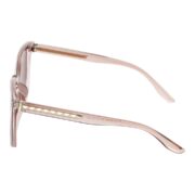 Okulary przeciwsłoneczne damskie z polaryzacją brązowe kocie oczy