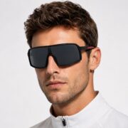 Okulary rowerowe do biegania przeciwsłoneczne polaryzacyjne sportowe - PZ-461-8 - obrazek 2