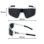 Okulary rowerowe do biegania przeciwsłoneczne polaryzacyjne sportowe - PZ-467-1 - obrazek 4