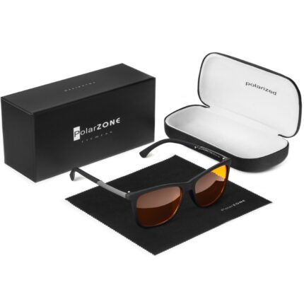 Pomarańczowe okulary blokujące niebieskie światło