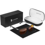 Pomarańczowe okulary blokujące niebieskie światło