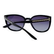 Okulary przeciwsłoneczne damskie z polaryzacją czarne kocie oczy - PZ-901-1 - obrazek 4