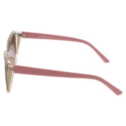 Okulary przeciwsłoneczne damskie z polaryzacją brązowe kocie oczy