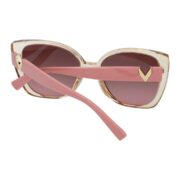 Okulary przeciwsłoneczne damskie z polaryzacją brązowe kocie oczy - PZ-985-6 - obrazek 4