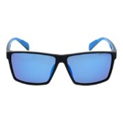 Okulary przeciwsłoneczne z polaryzacją niebieskie lustrzane nerdy