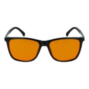 Pomarańczowe okulary blokujące niebieskie światło