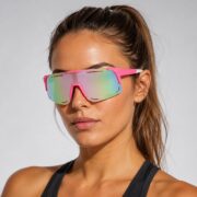Okulary rowerowe do biegania przeciwsłoneczne polaryzacyjne sportowe - PZ-471-6 - obrazek 2