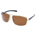 Okulary przeciwsłoneczne męskie z polaryzacją brązowe - PolarZONE 14-2
