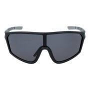 Okulary rowerowe do biegania sportowe przeciwsłoneczne z polaryzacją czarne - PZ 475-1 - obrazek 2