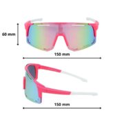 Okulary rowerowe do biegania przeciwsłoneczne polaryzacyjne sportowe - PZ-471-6 - obrazek 4