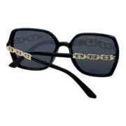 Okulary przeciwsłoneczne damskie z polaryzacją czarne muchy - PZ 1028-1 - obrazek 4