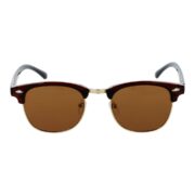 Okulary przeciwsłoneczne z polaryzacją brązowe lenonki - PZ 129-2 - obrazek 2